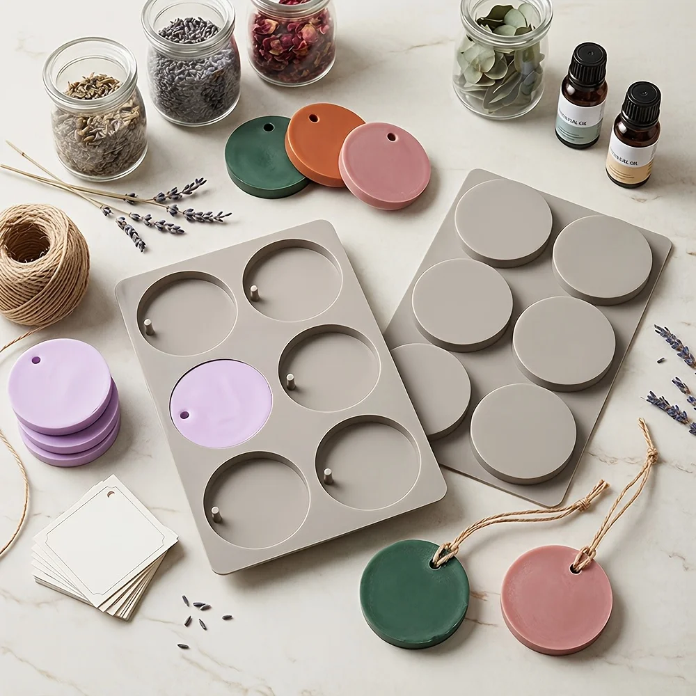 1 moule en silicone rond à 6 c - Soap Making Instructions avis et prix